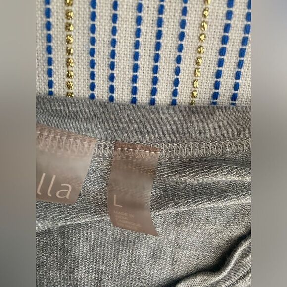 Zella Dress Women Gray Sz Large Sleeveless Studio Lite  Active Sweatshirt - Picture 10 of 13